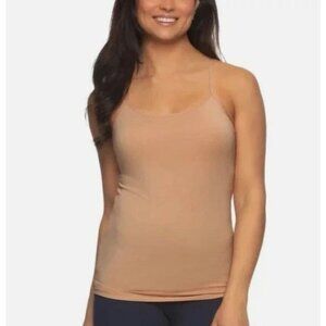 NEW Felina Women's L Cotton Stretch Camisole 4-Pack Adjustable Multicolor